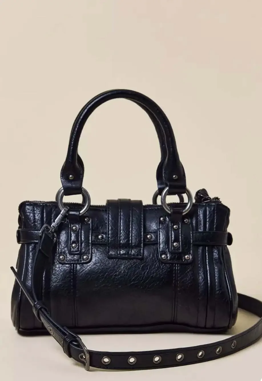 Silence + Noise Jade Laced Rivet Bag